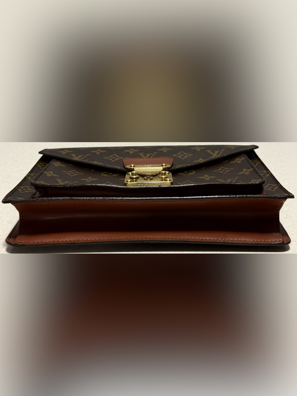 Louis Vuitton Vintage Monceau Monogram Canvas Handbag - Picture 7 of 15